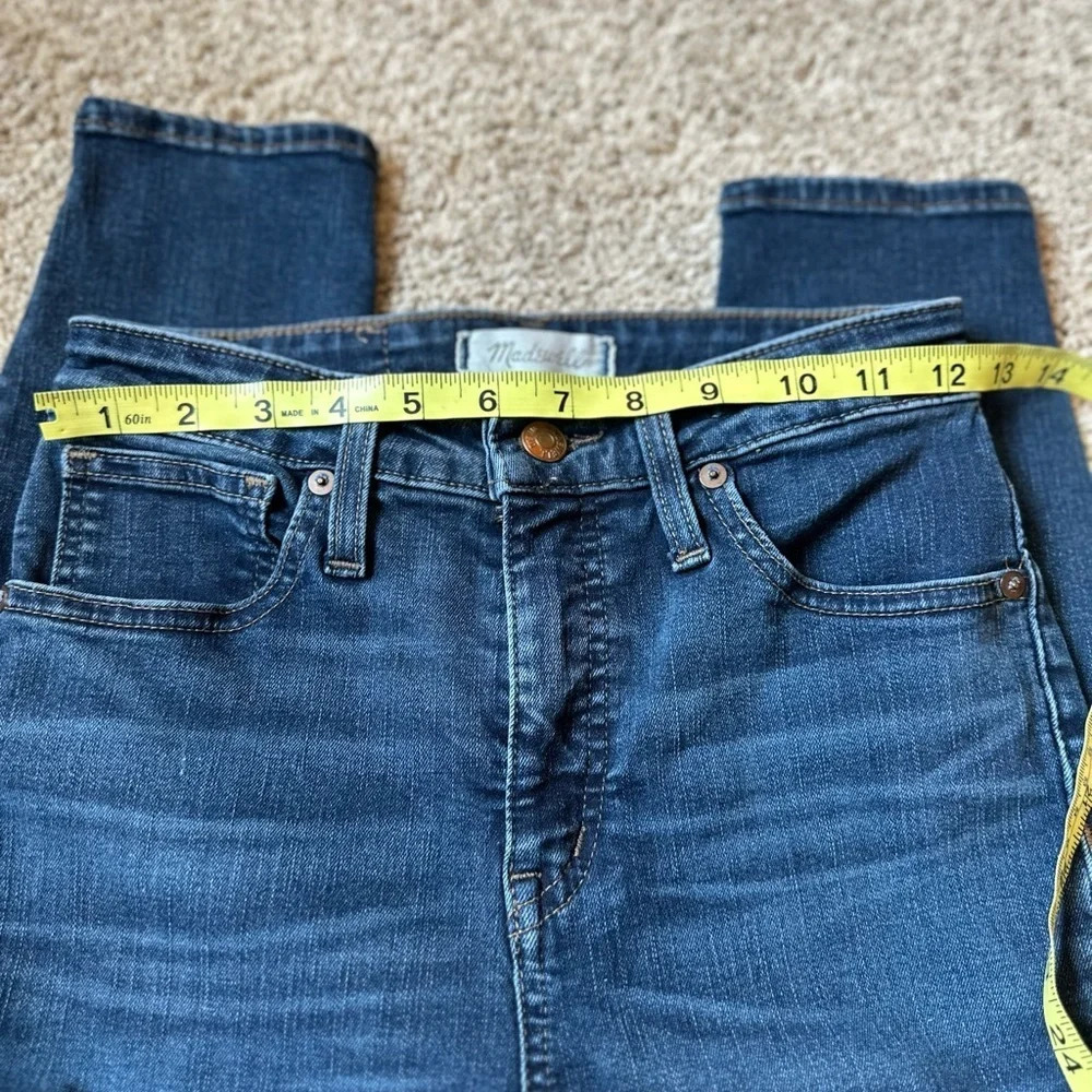Madewell Dark Indigo Skinny Jeans - Picture 9 of 11